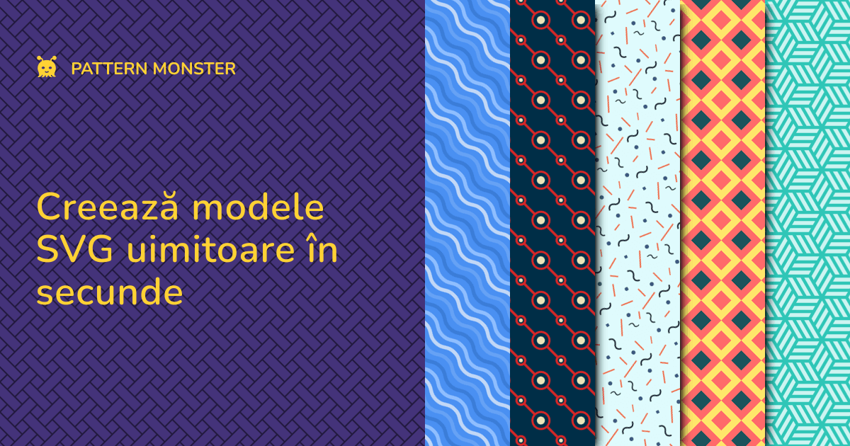 Pattern Monster - Generator de modele SVG